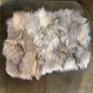 REISS faux fur neck warmer snood $180